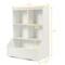 3-Tier Children's Multi-Functional Bookcase Toy Storage Bin Floor Cabinet